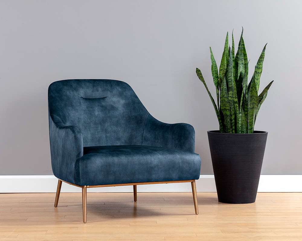 Sunpan - Cameron Lounge Chair - Nono Petrol - 106594 veiw 5