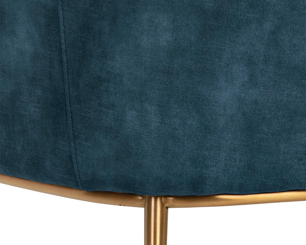 Sunpan - Cameron Lounge Chair - Nono Petrol - 106594 view 6