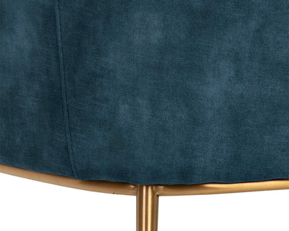 Sunpan - Cameron Lounge Chair - Nono Petrol - 106594 view 6