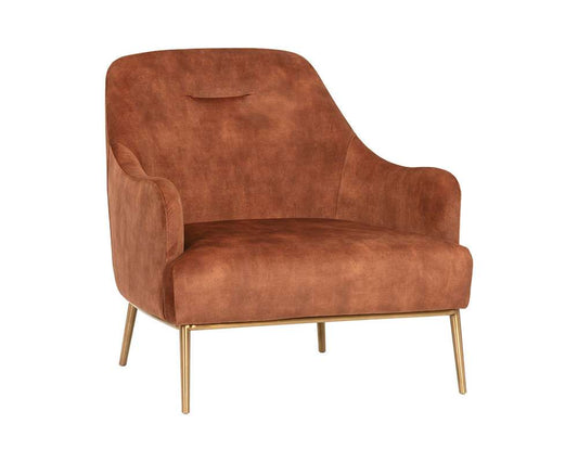 Sunpan - Cameron Lounge Chair - Nono Rust - 106400 veiw 1