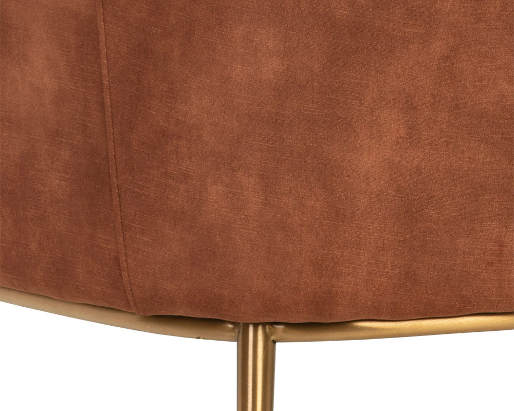 Sunpan - Cameron Lounge Chair - Nono Rust - 106400 view 6