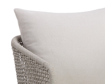 Sunpan - Capri Dining Armchair - Drift Brown - Palazzo Cream - 110943 view 6