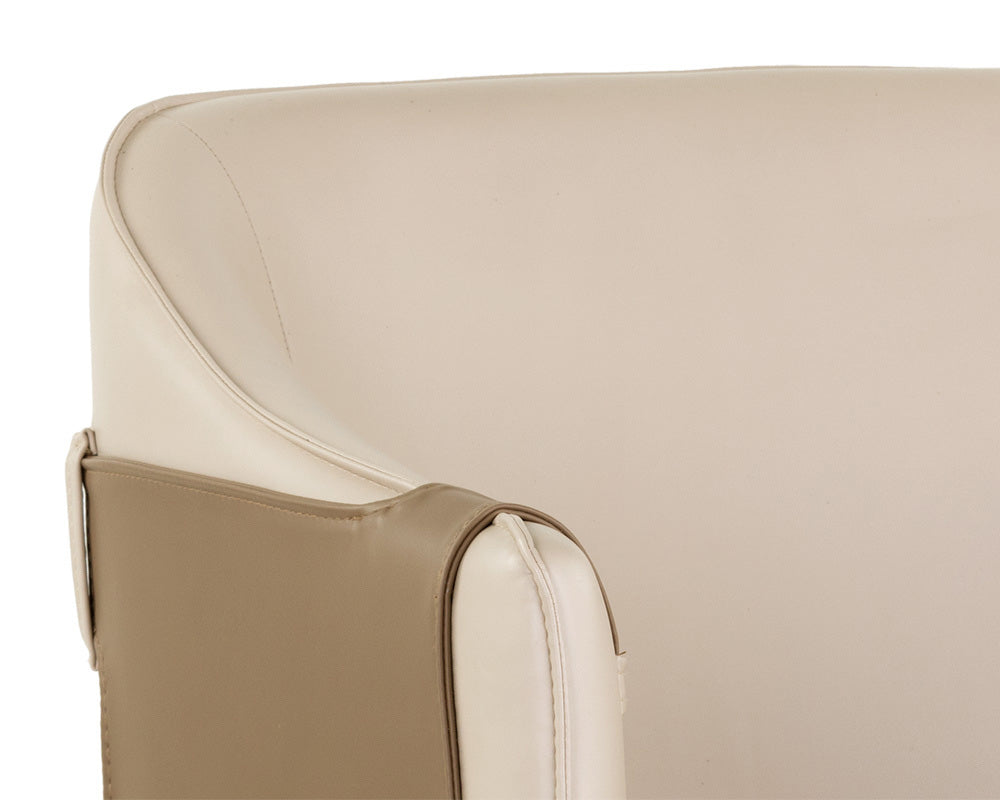 Sunpan - Ikon Carter Dining Armchair - Napa Beige / Napa Tan - 103789 view 7