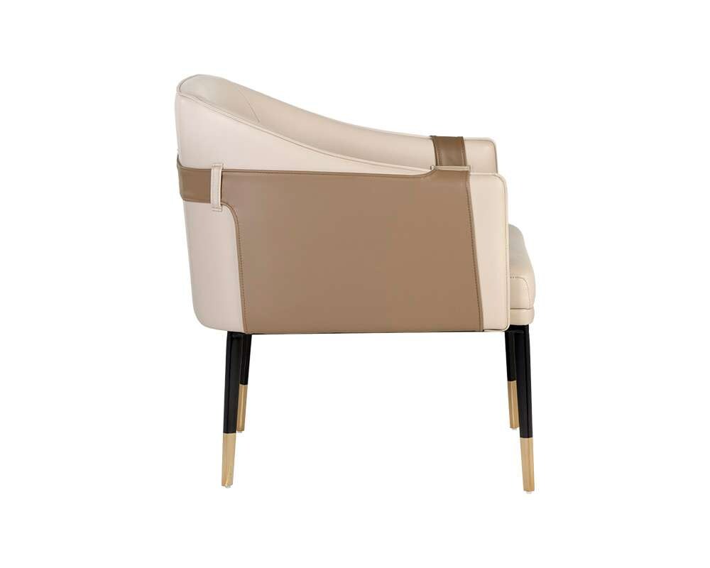 Sunpan - Ikon Carter Lounge Chair - Napa Beige / Napa Tan - 106724 veiw 3