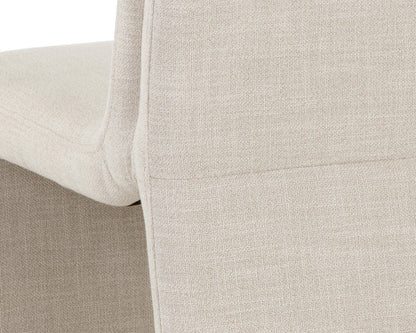 Sunpan - 5West Cascata Dining Chair - Effie Linen - 109692 view 8