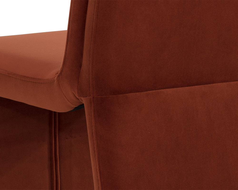 Sunpan - 5West Cascata Dining Chair - Meg Rust - 110464 view 7