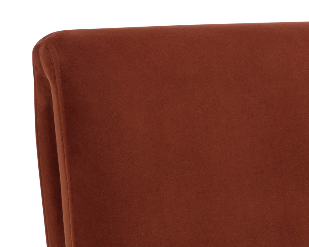 Sunpan - 5West Cascata Dining Chair - Meg Rust - 110464 view 8