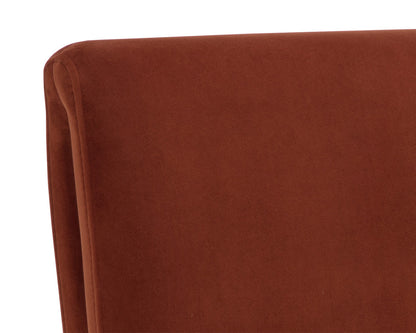 Sunpan - 5West Cascata Dining Chair - Meg Rust - 110464 view 8