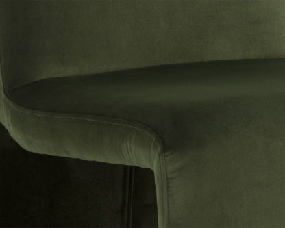 Sunpan - 5West Cascata Dining Chair - Moss Green - 110463 view 7