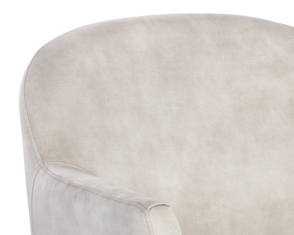 Sunpan - Casey Swivel Lounge Chair - Nono Cream - 107964 view 8