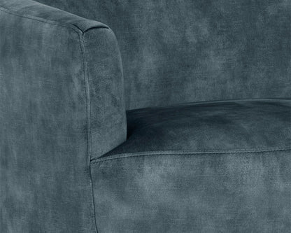 Sunpan - Casey Swivel Lounge Chair - Nono Petrol - 106595 view 6