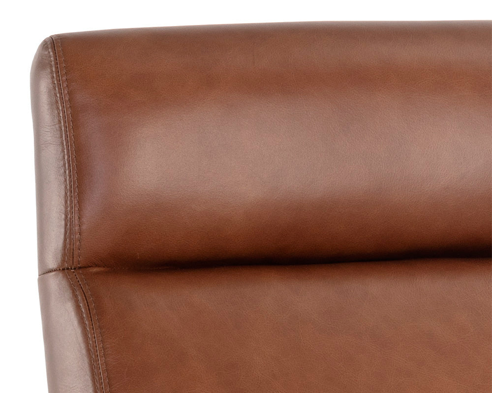 Sunpan - Westport Collin Office Chair - Brown - Shalimar Tobacco Leather - 110542 view 8