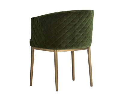 Sunpan - MIXT Cornella Dining Armchair - Forest Green - 103524 veiw 3