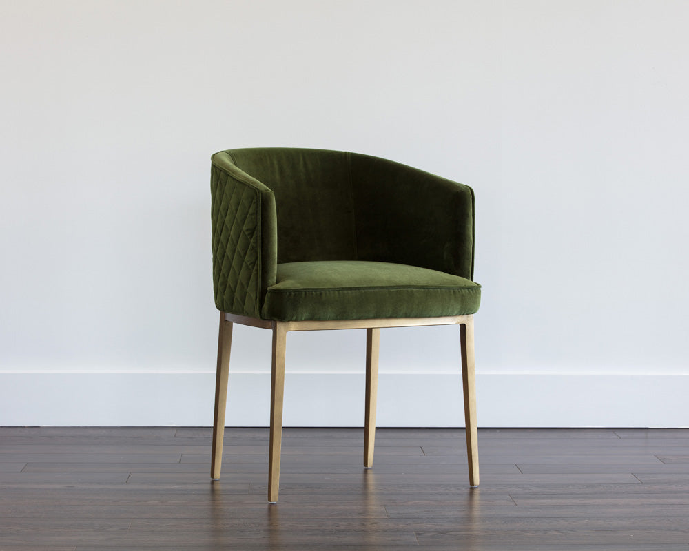 Sunpan - MIXT Cornella Dining Armchair - Forest Green - 103524 view 7