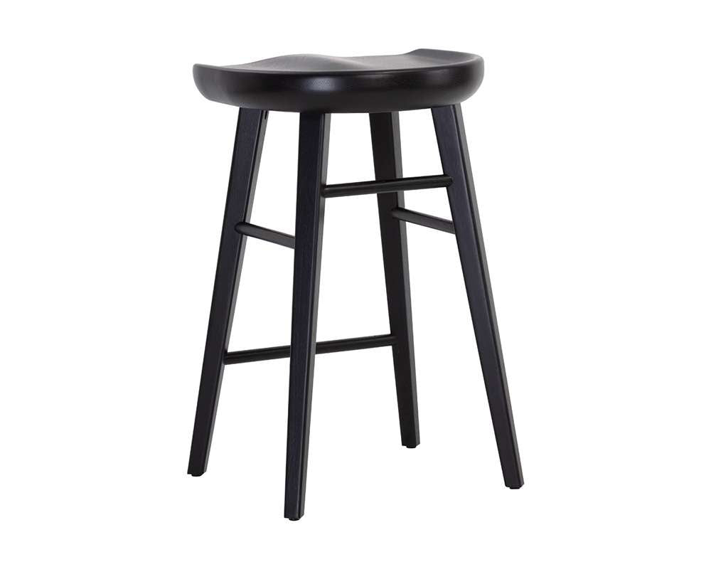 Sunpan - Dominic Counter Stool - Black - 110460 veiw 4
