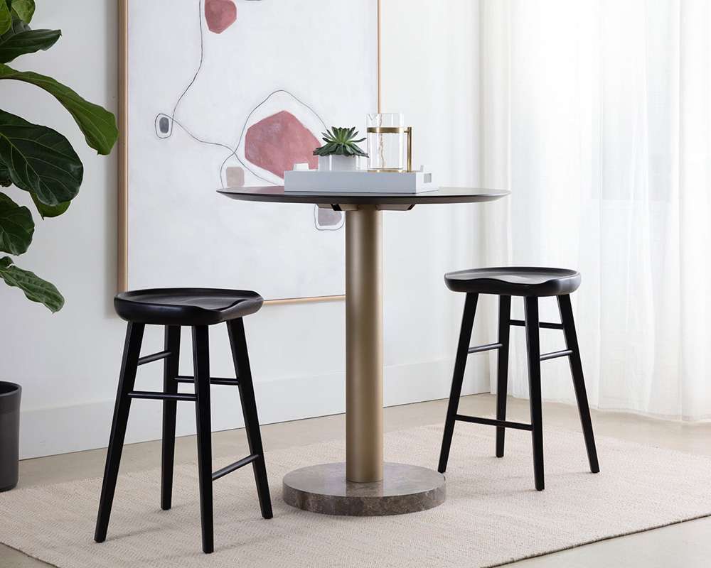 Sunpan - Dominic Counter Stool - Black - 110460 veiw 5