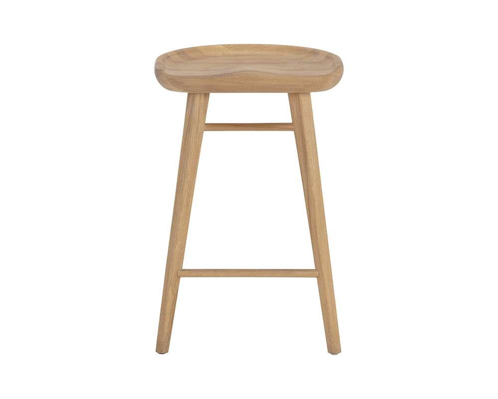 Sunpan - Dominic Counter Stool - Light Oak - 110044 veiw 2