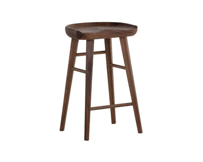 Sunpan - Dominic Counter Stool - Walnut - 107096 veiw 1