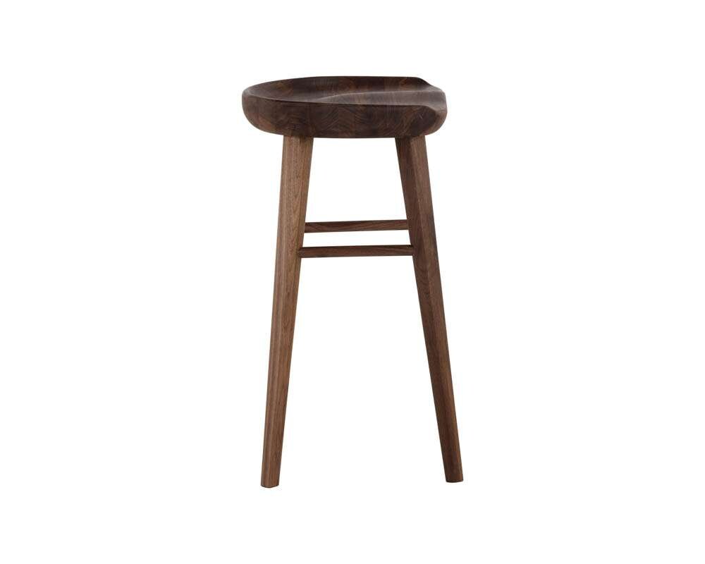 Sunpan - Dominic Counter Stool - Walnut - 107096 veiw 2
