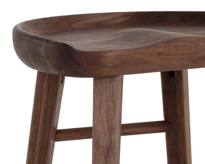 Sunpan - Dominic Counter Stool - Walnut - 107096 view 6