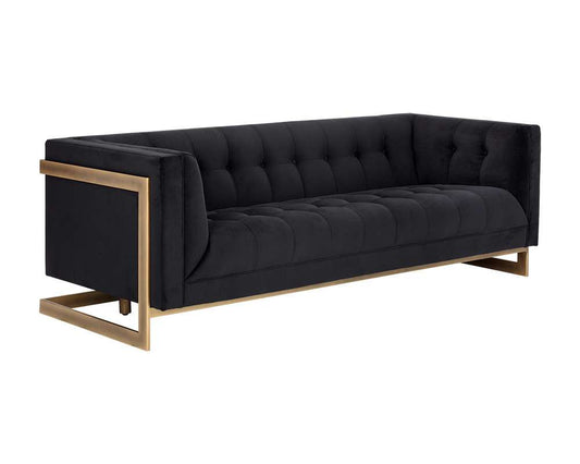 Sunpan - Irongate Ekon Sofa - Abbington Black - 104984 veiw 1