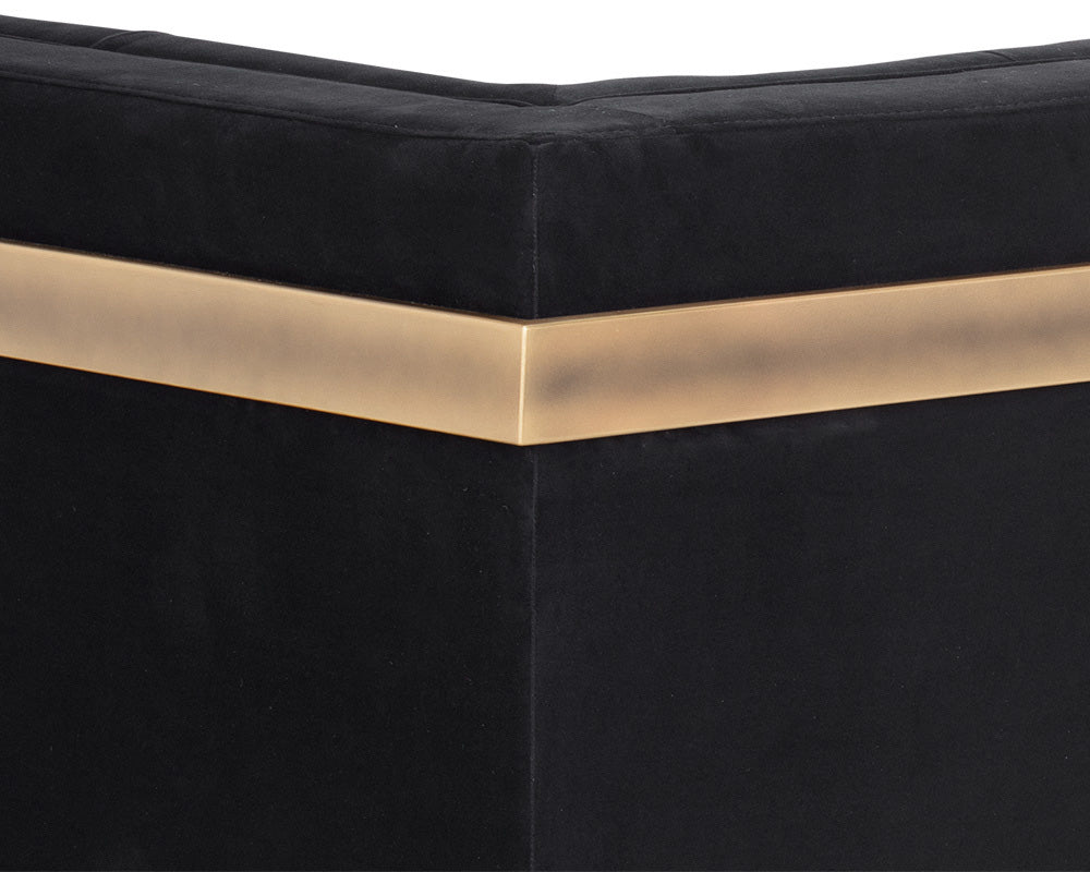 Sunpan - Irongate Ekon Sofa - Abbington Black - 104984 view 5