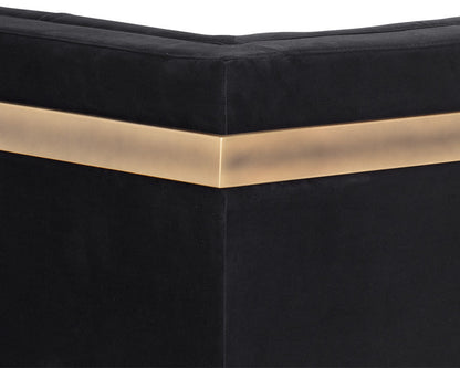 Sunpan - Irongate Ekon Sofa - Abbington Black - 104984 view 5