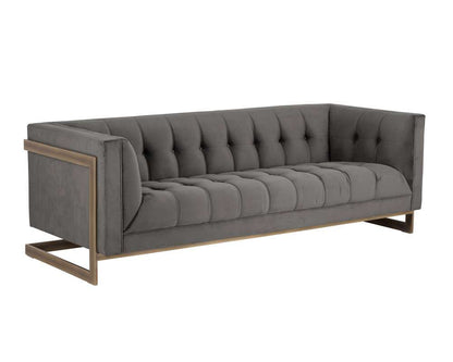 Sunpan - Irongate Ekon Sofa - Piccolo Pebble - 102775 veiw 1