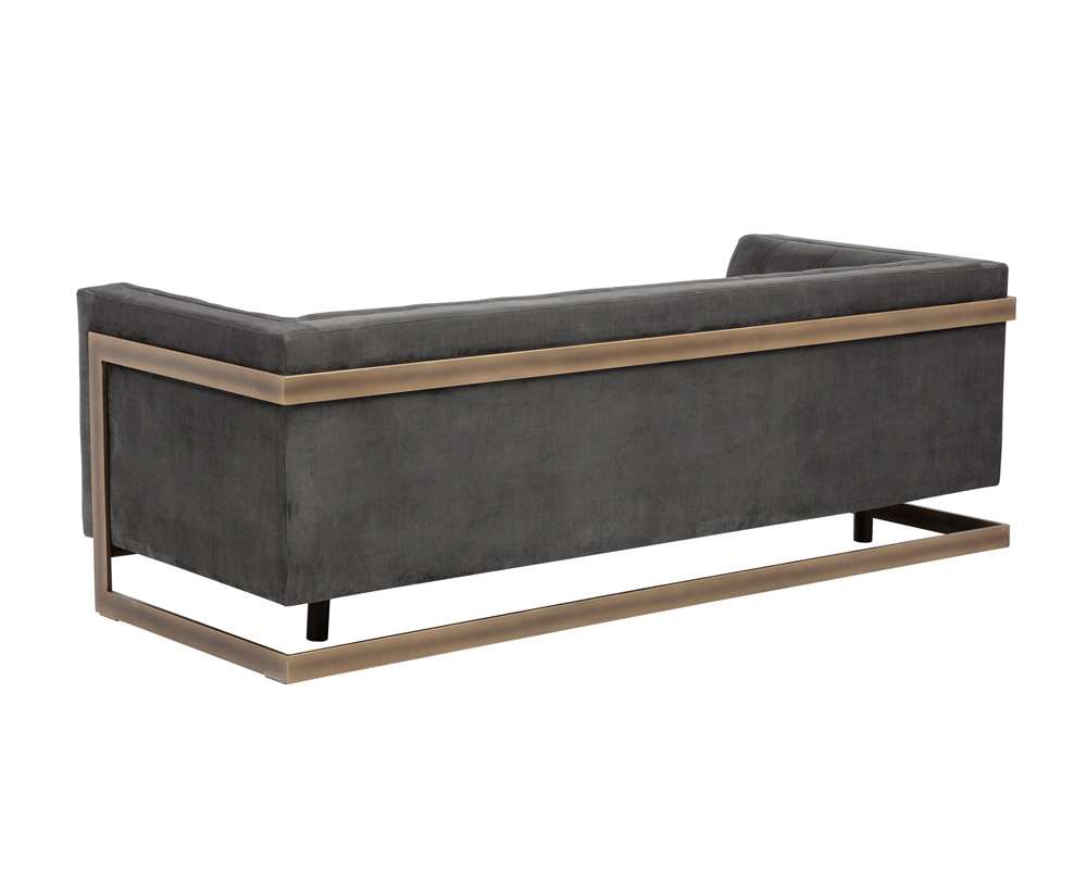 Sunpan - Irongate Ekon Sofa - Piccolo Pebble - 102775 veiw 3