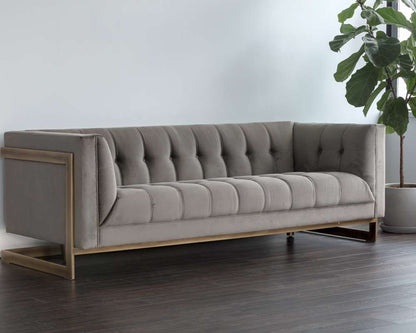 Sunpan - Irongate Ekon Sofa - Piccolo Pebble - 102775 veiw 4