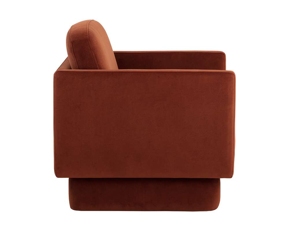 Sunpan - Everton Lounge Chair - Meg Rust - 109726 veiw 3