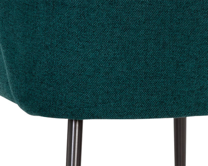 Sunpan - Ivana Dining Chair - Soho Teal - 108878_CLOSEOUT view 8