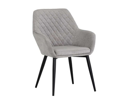 Sunpan - Urban Unity Jayna Dining Armchair - Black - Polo Club Stone - 104041 veiw 1