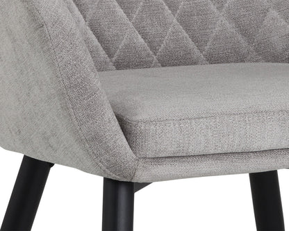 Sunpan - Urban Unity Jayna Dining Armchair - Black - Polo Club Stone - 104041 view 6