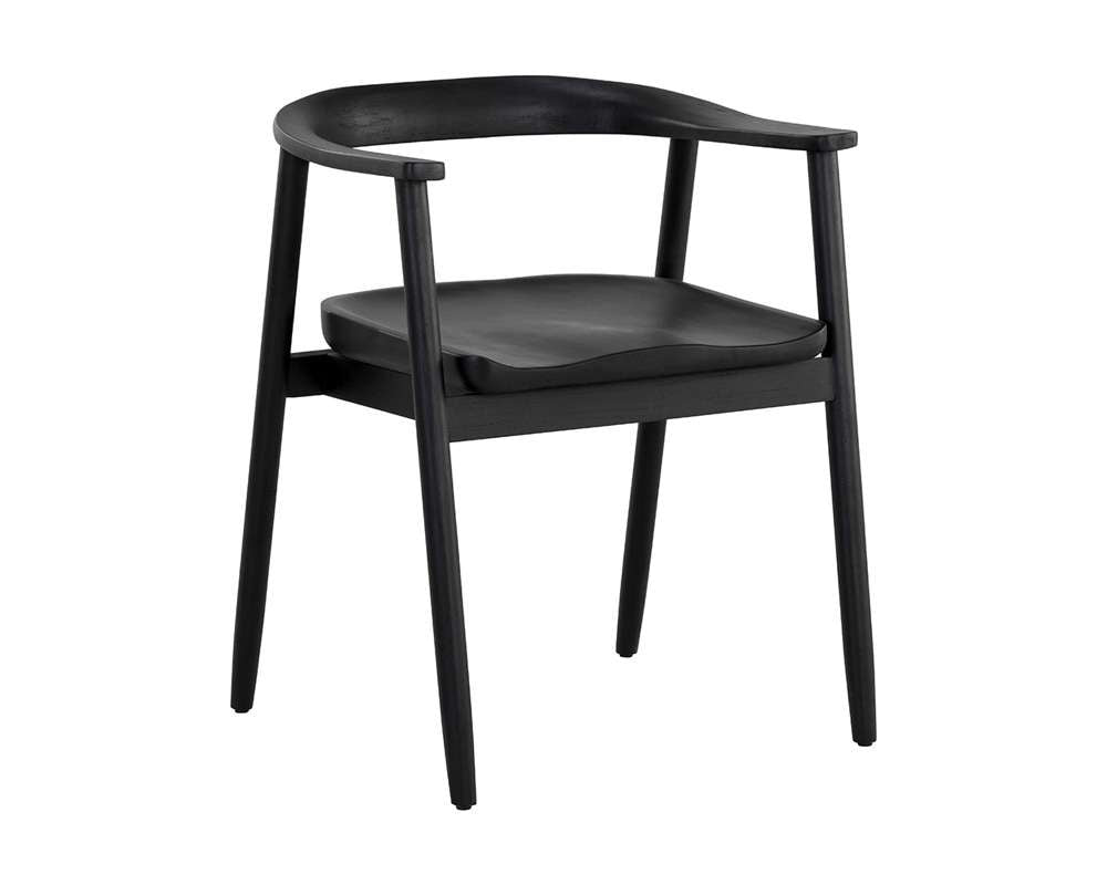 Sunpan - Jeremy Dining Armchair - Black - 110457 veiw 1