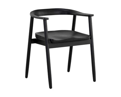 Sunpan - Jeremy Dining Armchair - Black - 110457 veiw 1