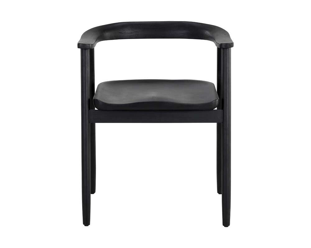 Sunpan - Jeremy Dining Armchair - Black - 110457 veiw 2