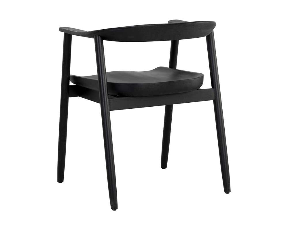 Sunpan - Jeremy Dining Armchair - Black - 110457 veiw 3