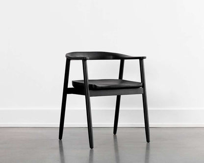 Sunpan - Jeremy Dining Armchair - Black - 110457 veiw 4