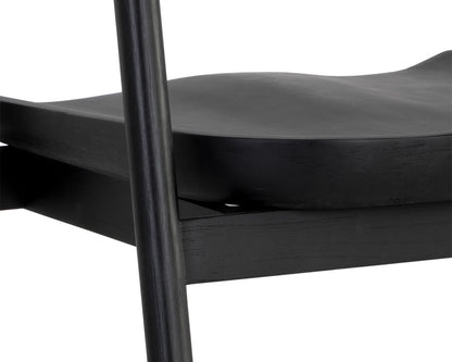 Sunpan - Jeremy Dining Armchair - Black - 110457 view 6