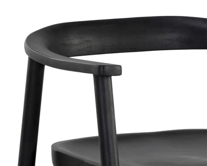 Sunpan - Jeremy Dining Armchair - Black - 110457 view 7