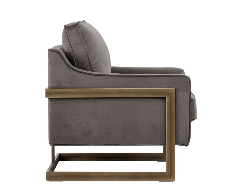 Sunpan - Irongate Kalmin Lounge Chair - Piccolo Pebble - 102769 veiw 3