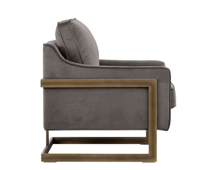 Sunpan - Irongate Kalmin Lounge Chair - Piccolo Pebble - 102769 veiw 3