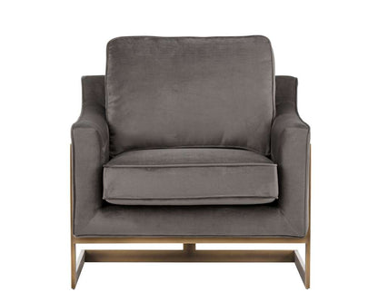 Sunpan - Irongate Kalmin Lounge Chair - Piccolo Pebble - 102769 veiw 4