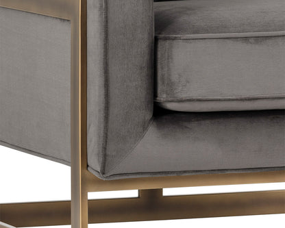 Sunpan - Irongate Kalmin Lounge Chair - Piccolo Pebble - 102769 view 6