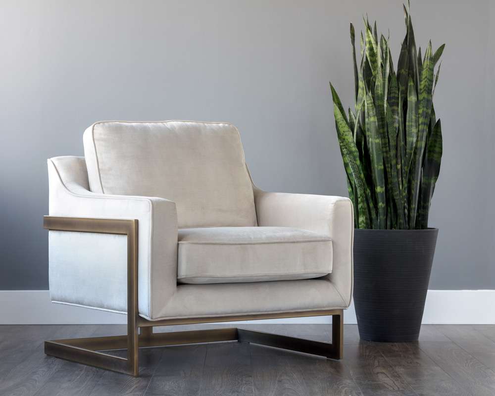 Sunpan - Irongate Kalmin Lounge Chair - Piccolo Prosecco - 102770 veiw 5