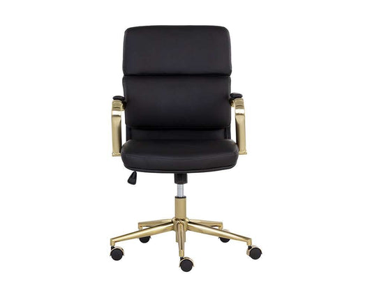 Sunpan - Urban Unity Kleo Office Chair - Onyx - 107979 veiw 2