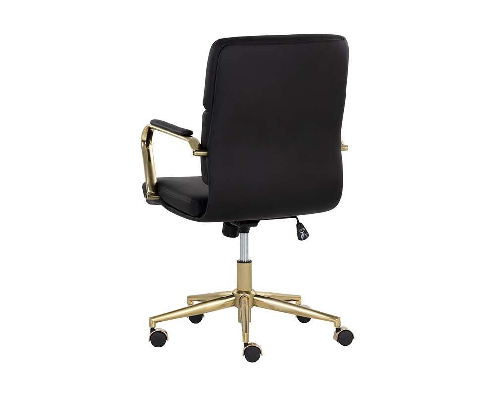 Sunpan - Urban Unity Kleo Office Chair - Onyx - 107979 veiw 4