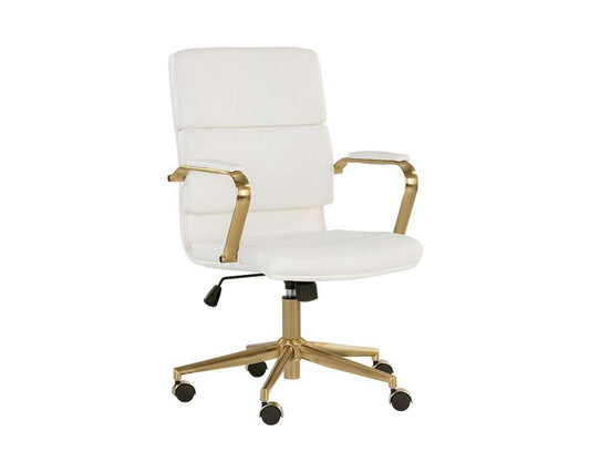 Sunpan - Urban Unity Kleo Office Chair - Snow - 106655 veiw 1