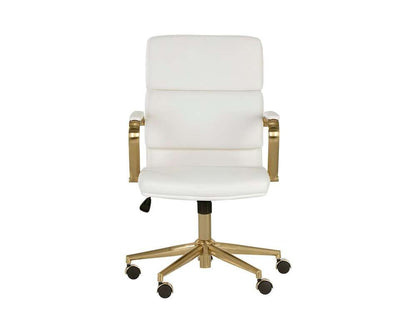 Sunpan - Urban Unity Kleo Office Chair - Snow - 106655 veiw 2